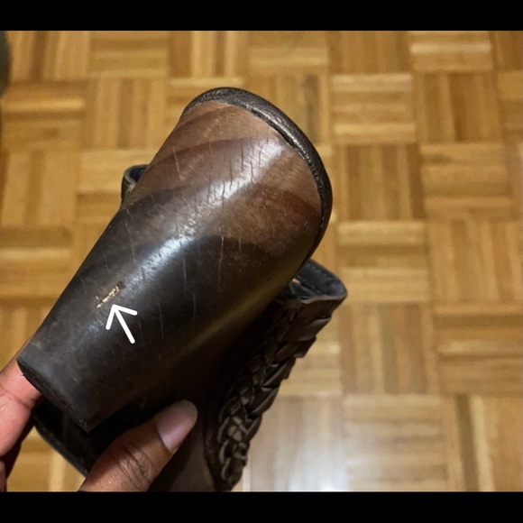 Naughty Monkey Fringe Benefit Wooden Platform Clog - Picture 11 of 12